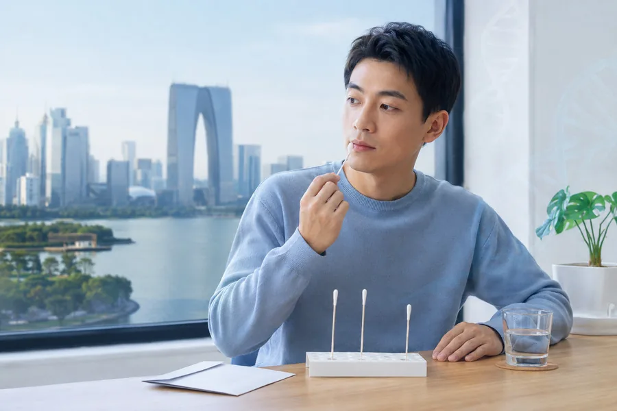 在绍兴,亲子鉴定口腔拭子如何采,晾干后再装袋